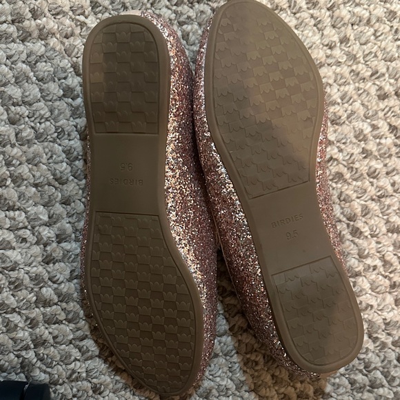 Birdies Rose Gold Glitter Slip-Ons - Picture 3 of 4